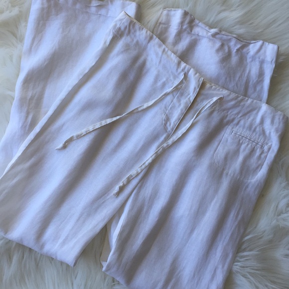 Express Pants - ✨White linen express pants✨